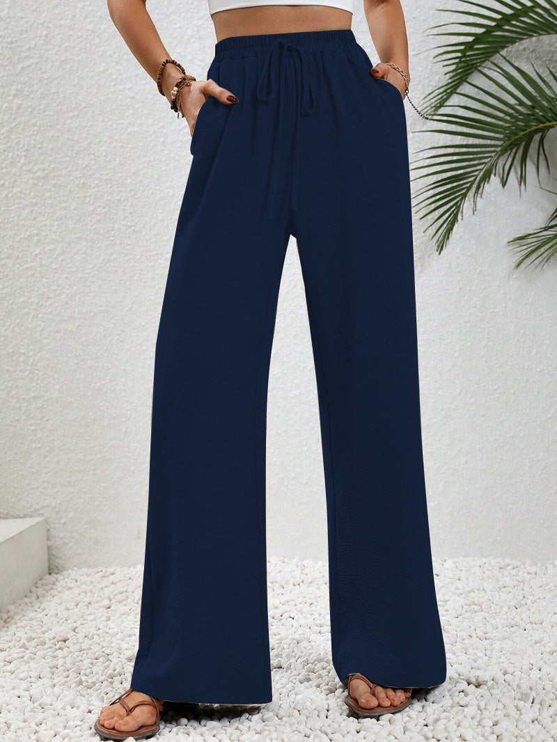 Megan | Casual Wide Leg Drawstring Pants