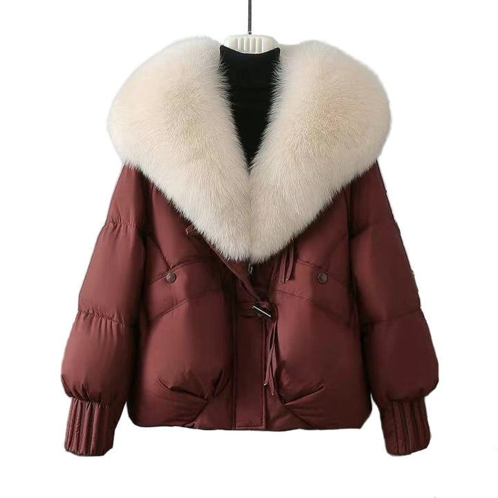 Hayley | Winter Short Fur Collar  Jacket