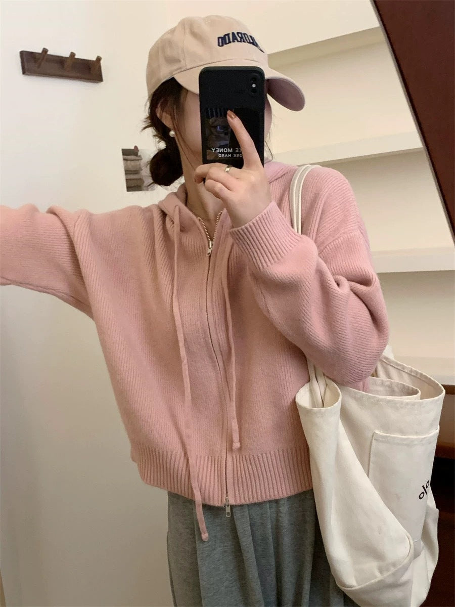 Scarlett | Cosy Long Sleeve Hooded Cardigan