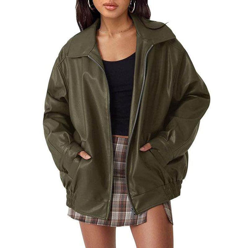 Victoria | Stylish Oversized Motorcycle Jacket