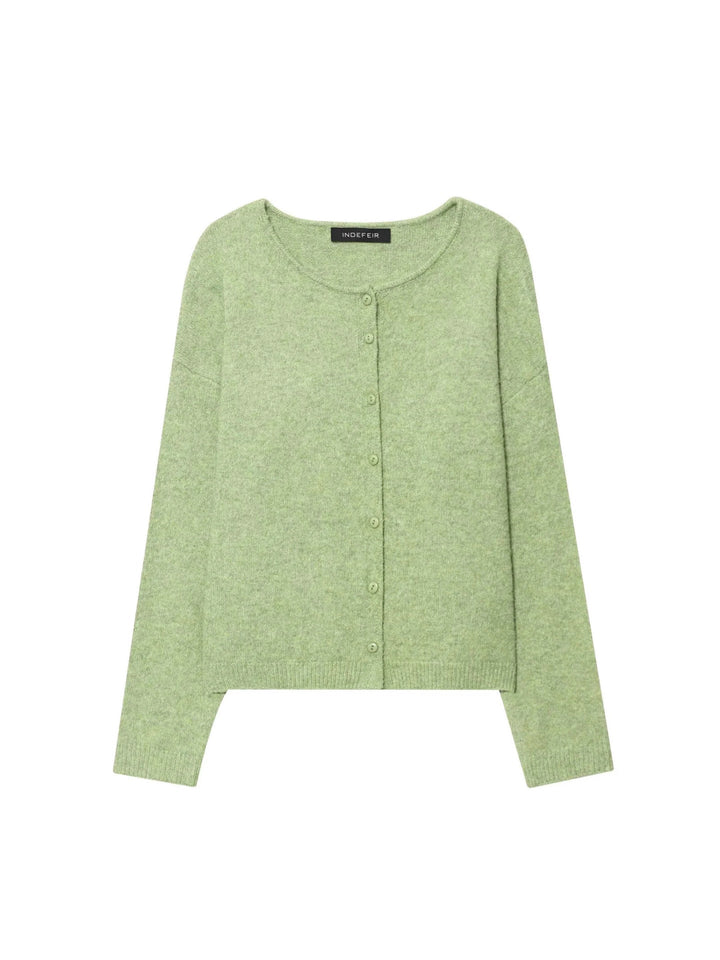 Erin | Cosy Solid Button Knit Cardigan