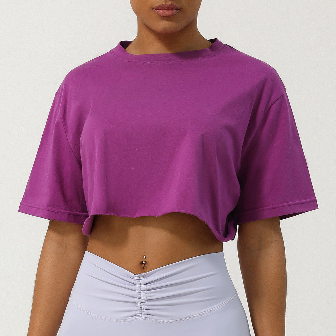 Kristy | Relaxed Fit Crop Tee