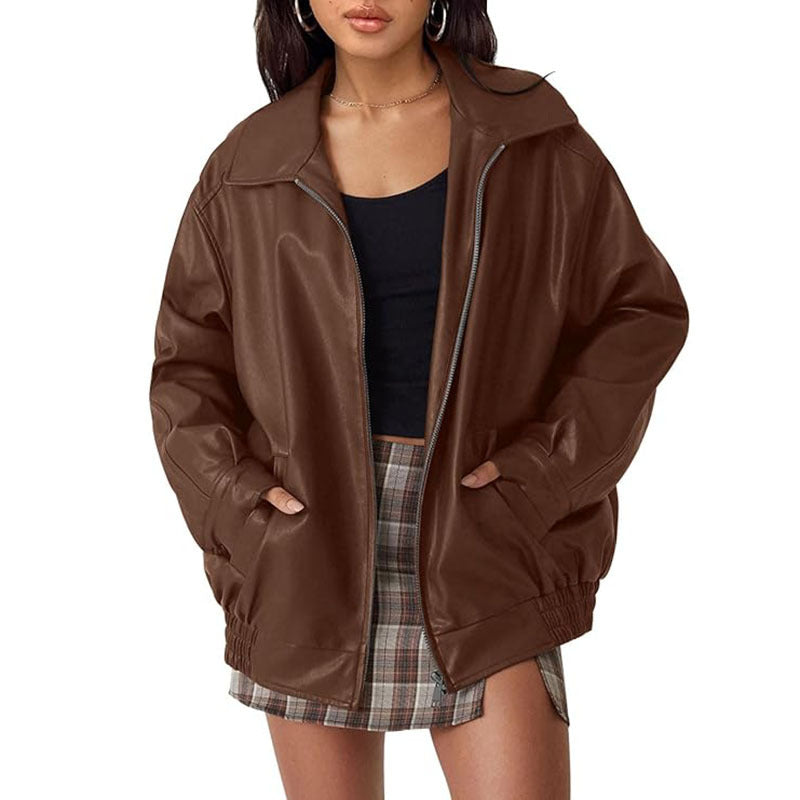Victoria | Stylish Oversized Motorcycle Jacket