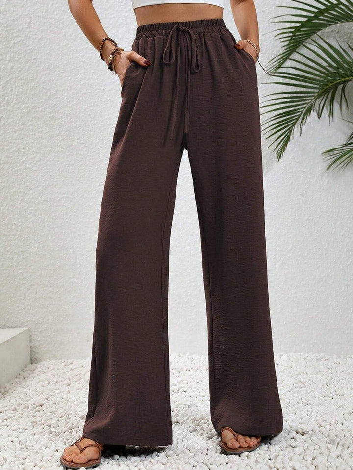 Megan | Casual Wide Leg Drawstring Pants