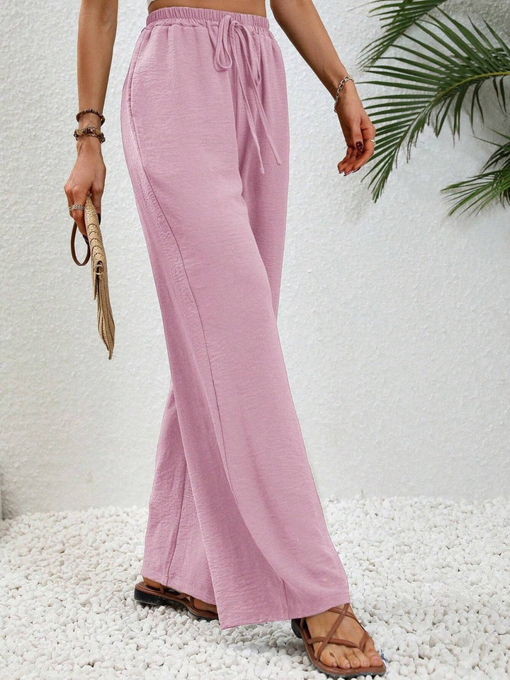 Megan | Casual Wide Leg Drawstring Pants