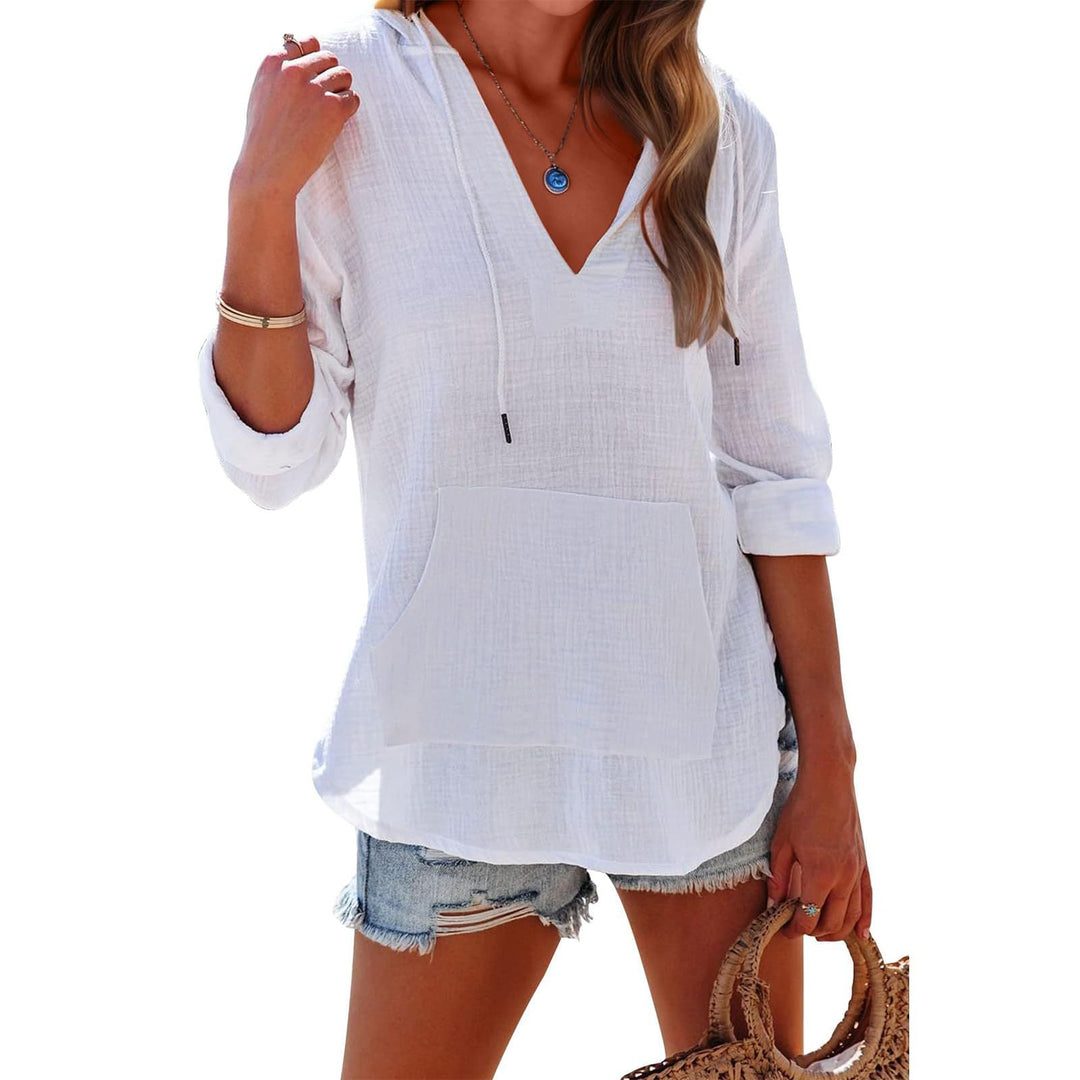 Mia | Casual Hooded Long Sleeve Sweatshirt