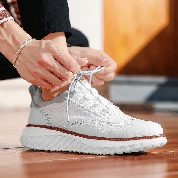 Angus - Oxford Leather Sneakers