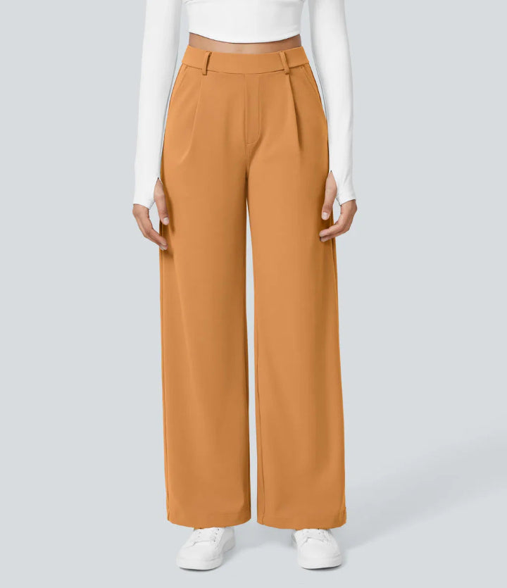 Tessa | Casual Wide Leg Minimalist Trouser