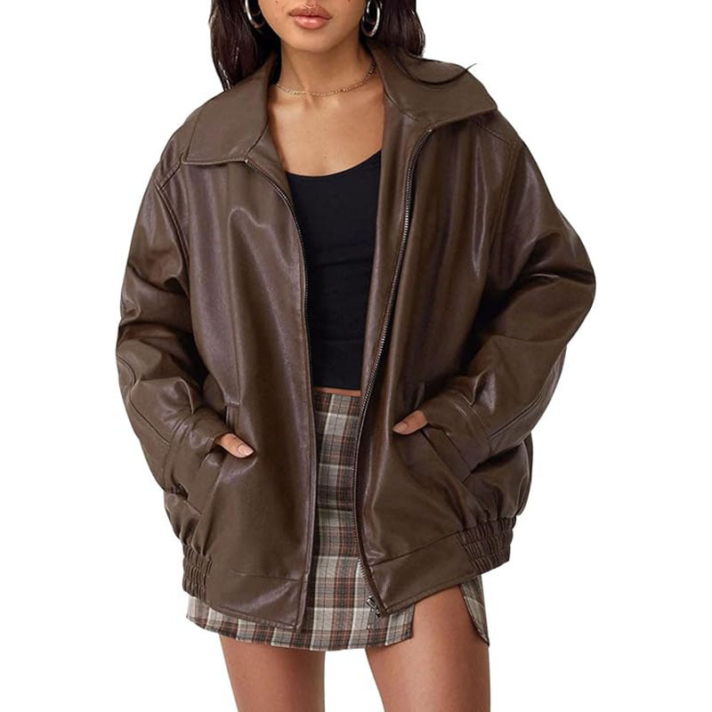 Victoria | Stylish Oversized Motorcycle Jacket
