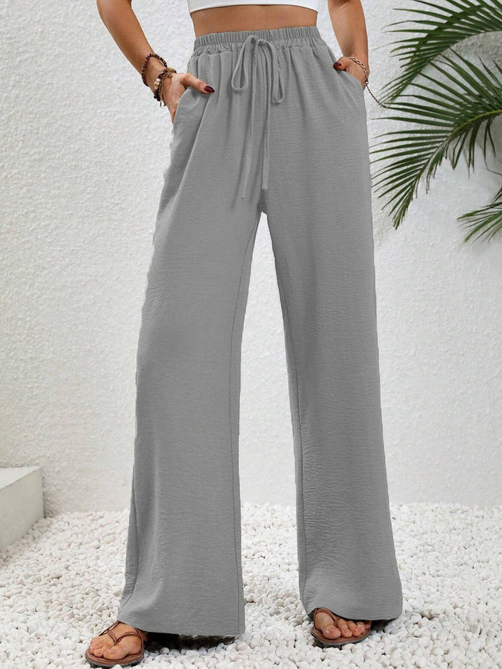Megan | Casual Wide Leg Drawstring Pants