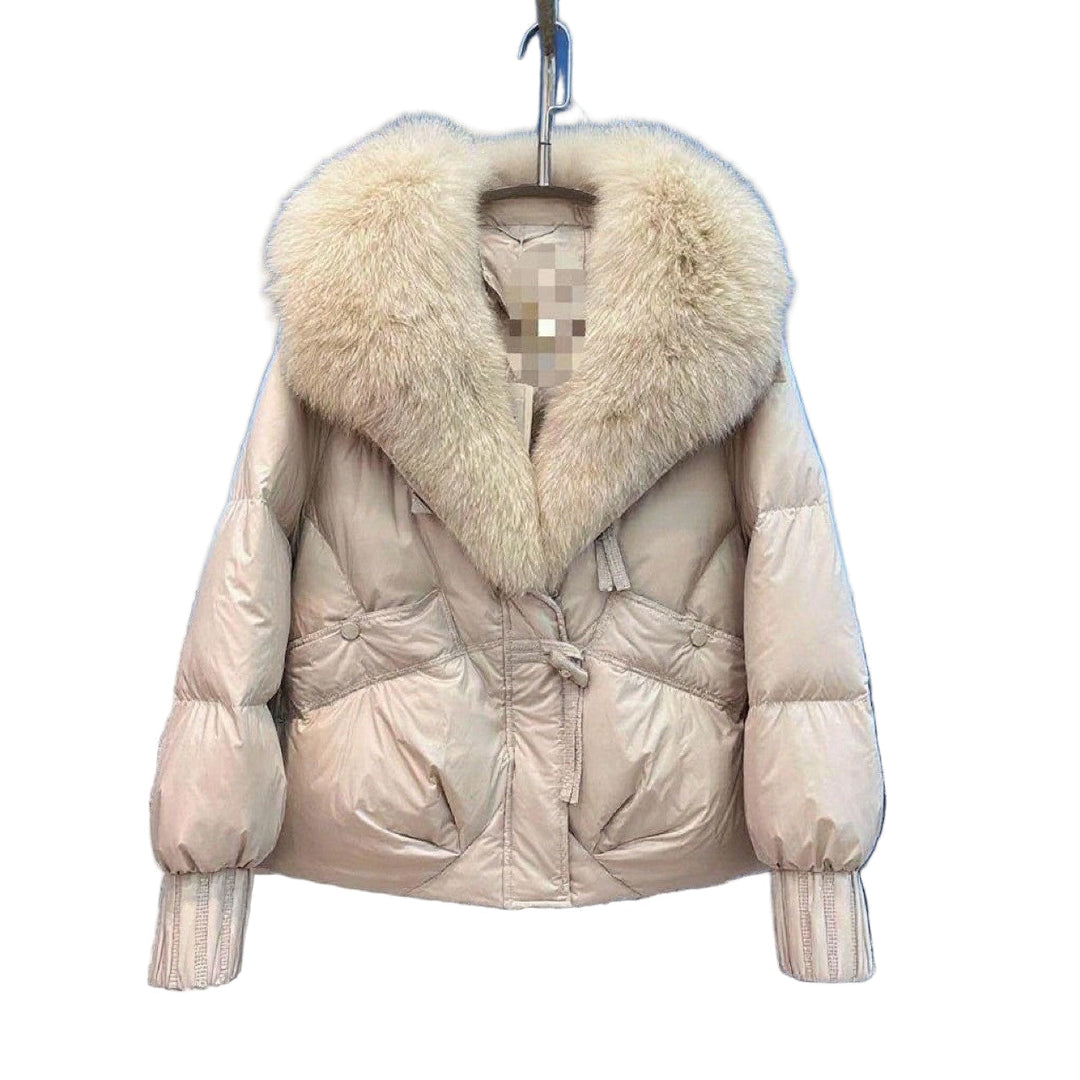 Hayley | Winter Short Fur Collar  Jacket