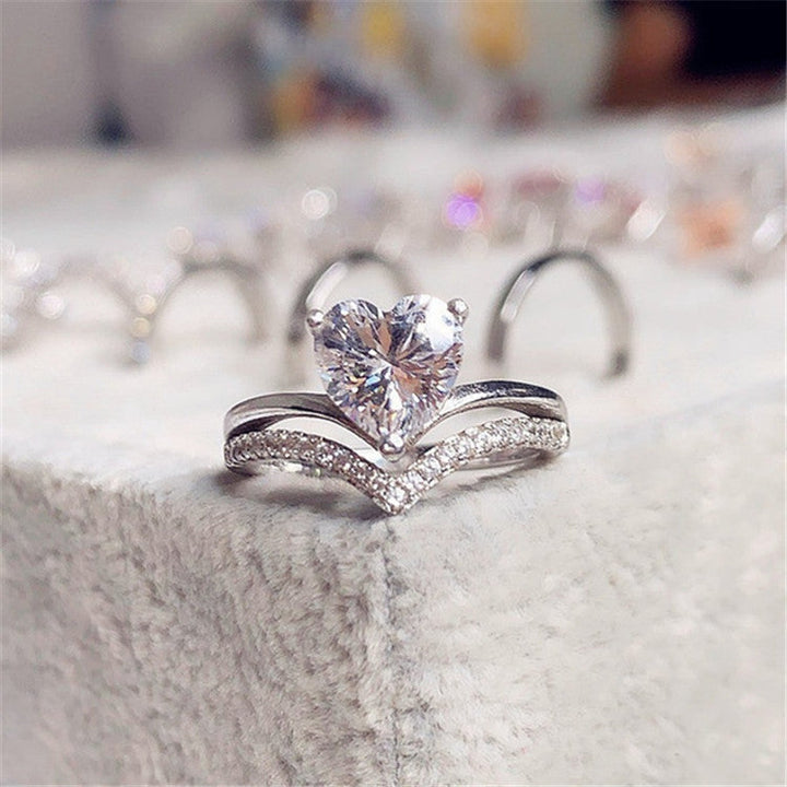 Taylor | Radiant Heart Silver Ring