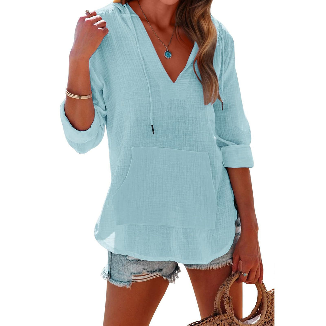Mia | Casual Hooded Long Sleeve Sweatshirt