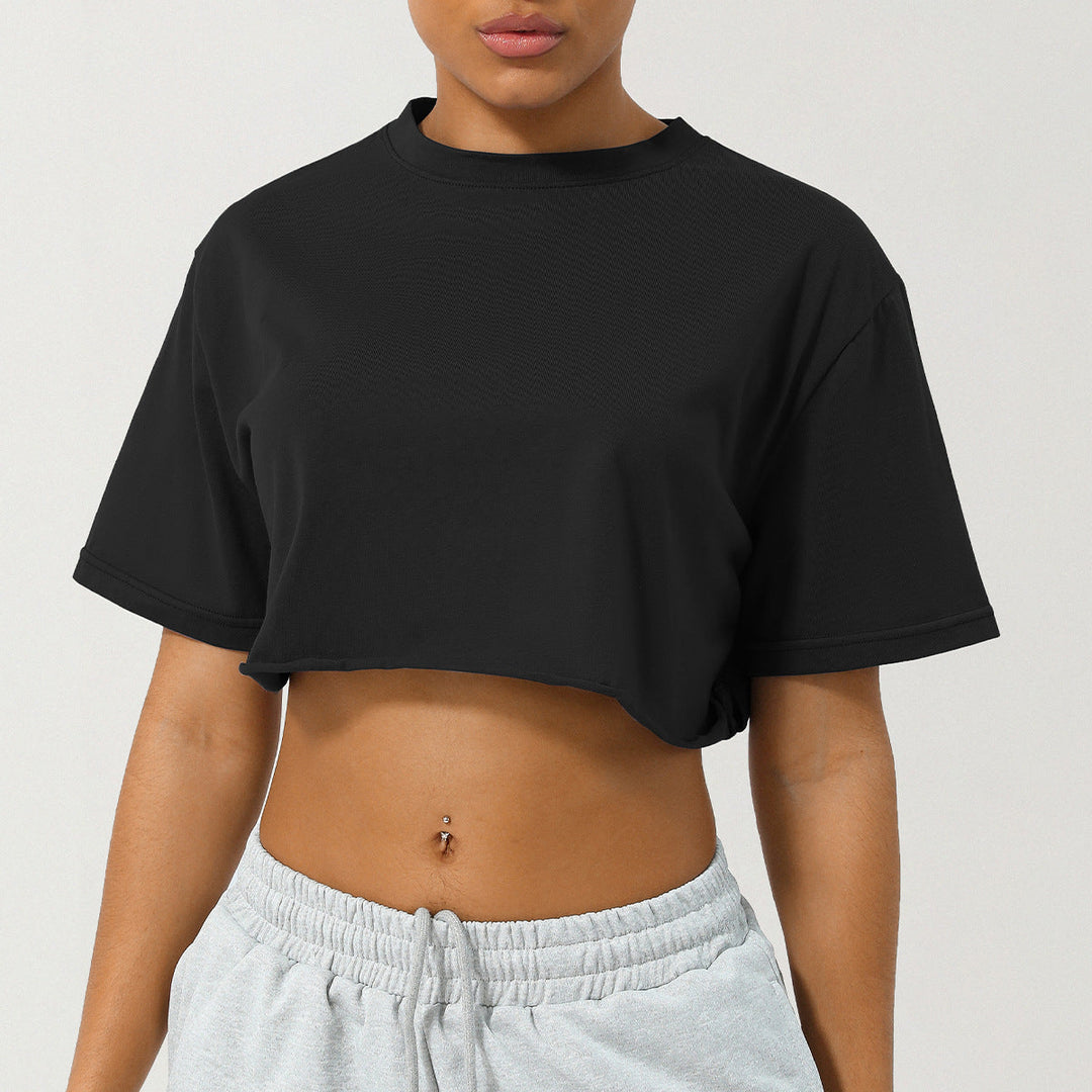 Kristy | Relaxed Fit Crop Tee