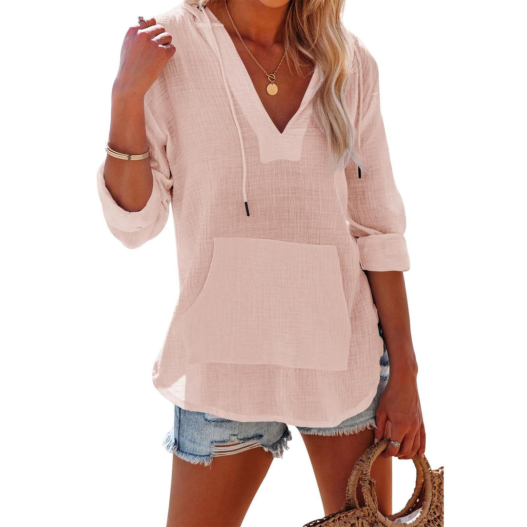 Mia | Casual Hooded Long Sleeve Sweatshirt