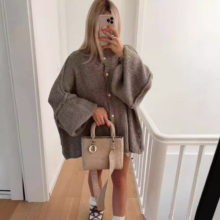 Poppy | Classic Botton-Up Long Sleeve Cardigan