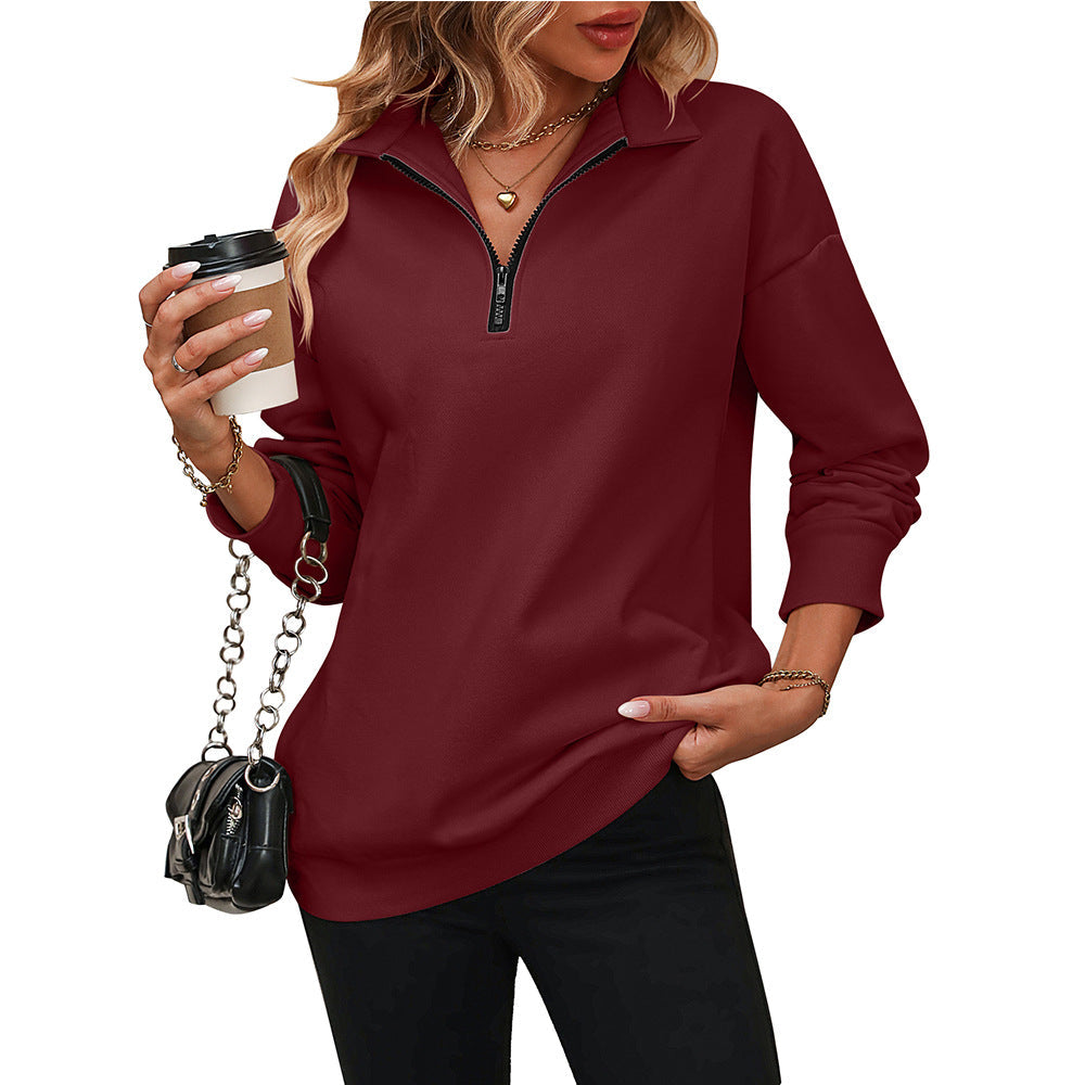 Whitney | Timeless Casual Zip Sweatshirt