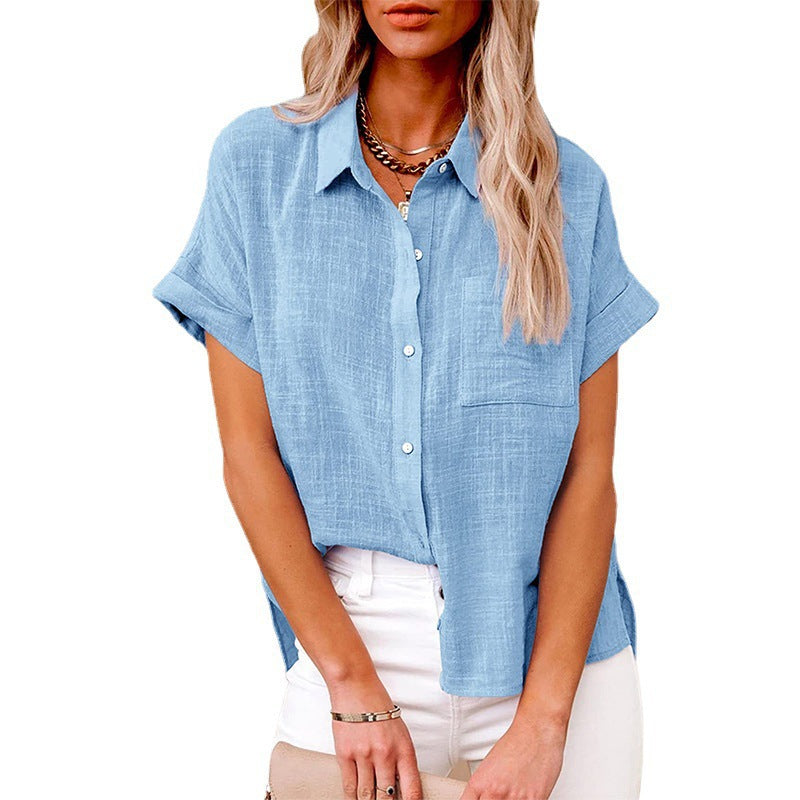 Claire | Comfy Casual Button-Up Blouse