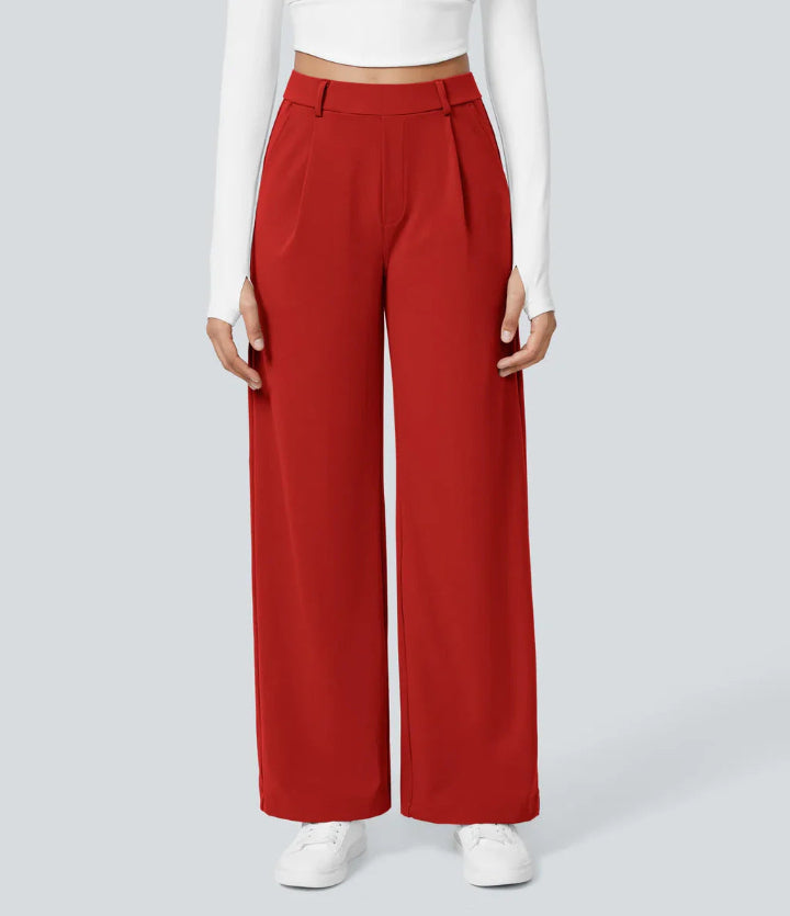 Tessa | Casual Wide Leg Minimalist Trouser
