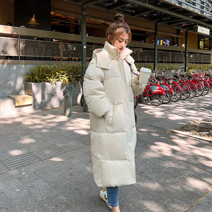 Ava | Comfy Waterproof Hooded Long Puffer Jacket