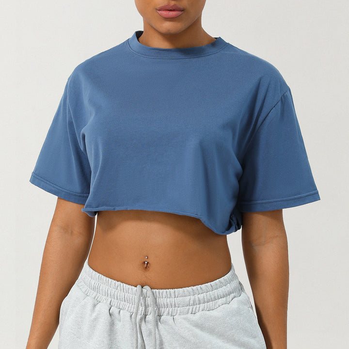 Kristy | Relaxed Fit Crop Tee