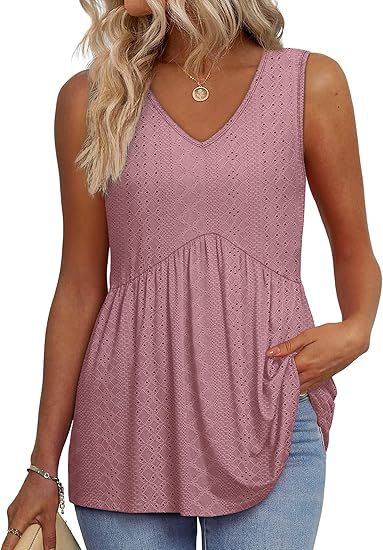 Megan | Effortless Flowy Sleeveless Tank Top