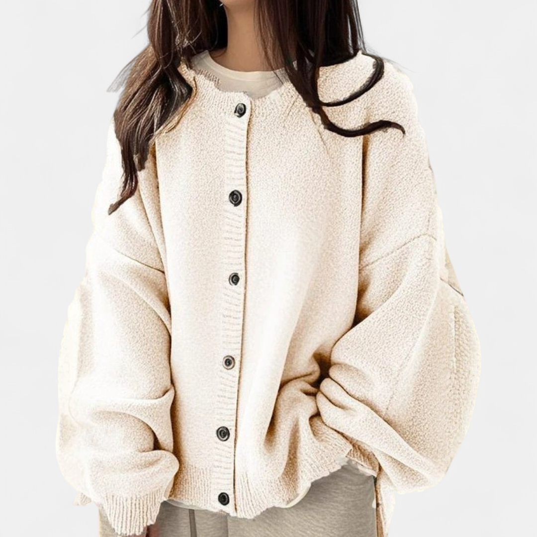 Wendy | Classic Button-Front Knit Cardigan