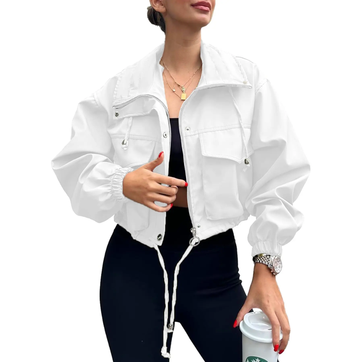 Mia | Sleek Zip-Up Windbreaker Jacket