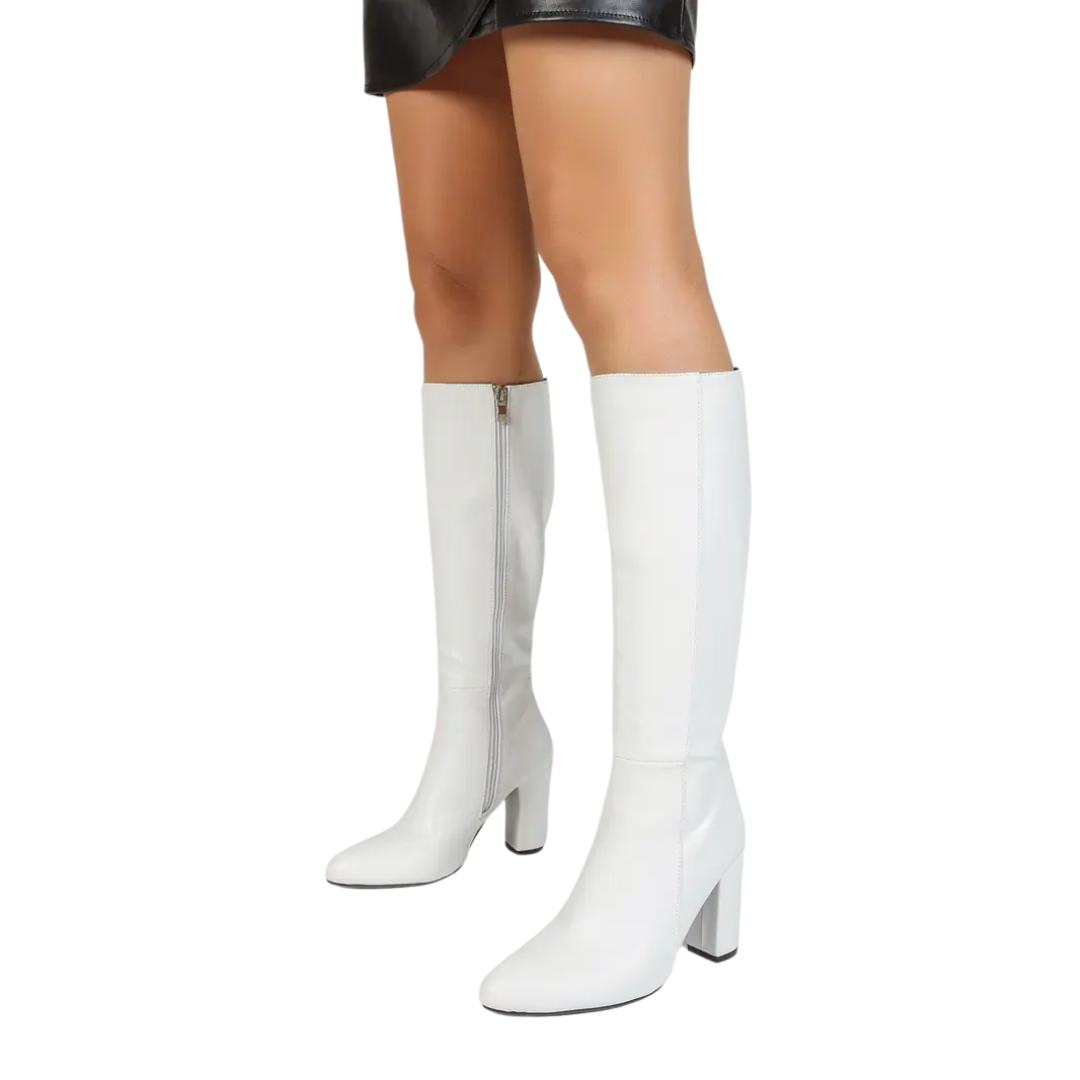 Ella | Sleek Pointed Toe Knee-High Boots
