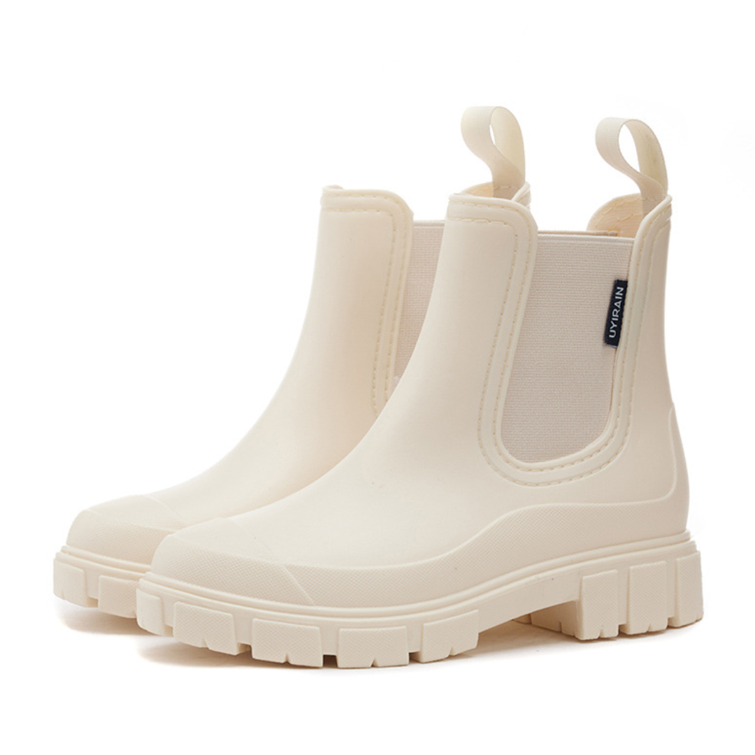 Evie | Waterproof Slip-On Chelsea Rain Boots