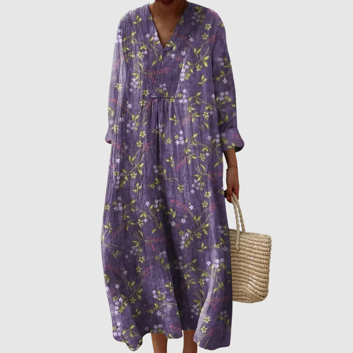 Georgia - Lavender Floral Lightweight Dress