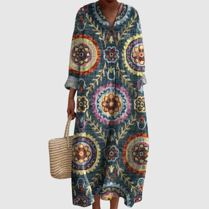 Mia - Geometric Print Lightweight Dress