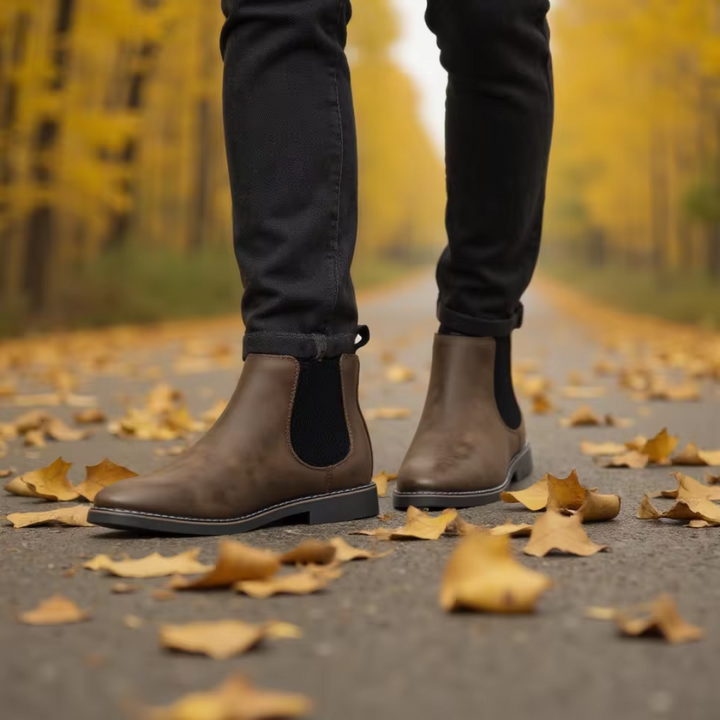Jasper - Leather Chelsea Ankle Boots