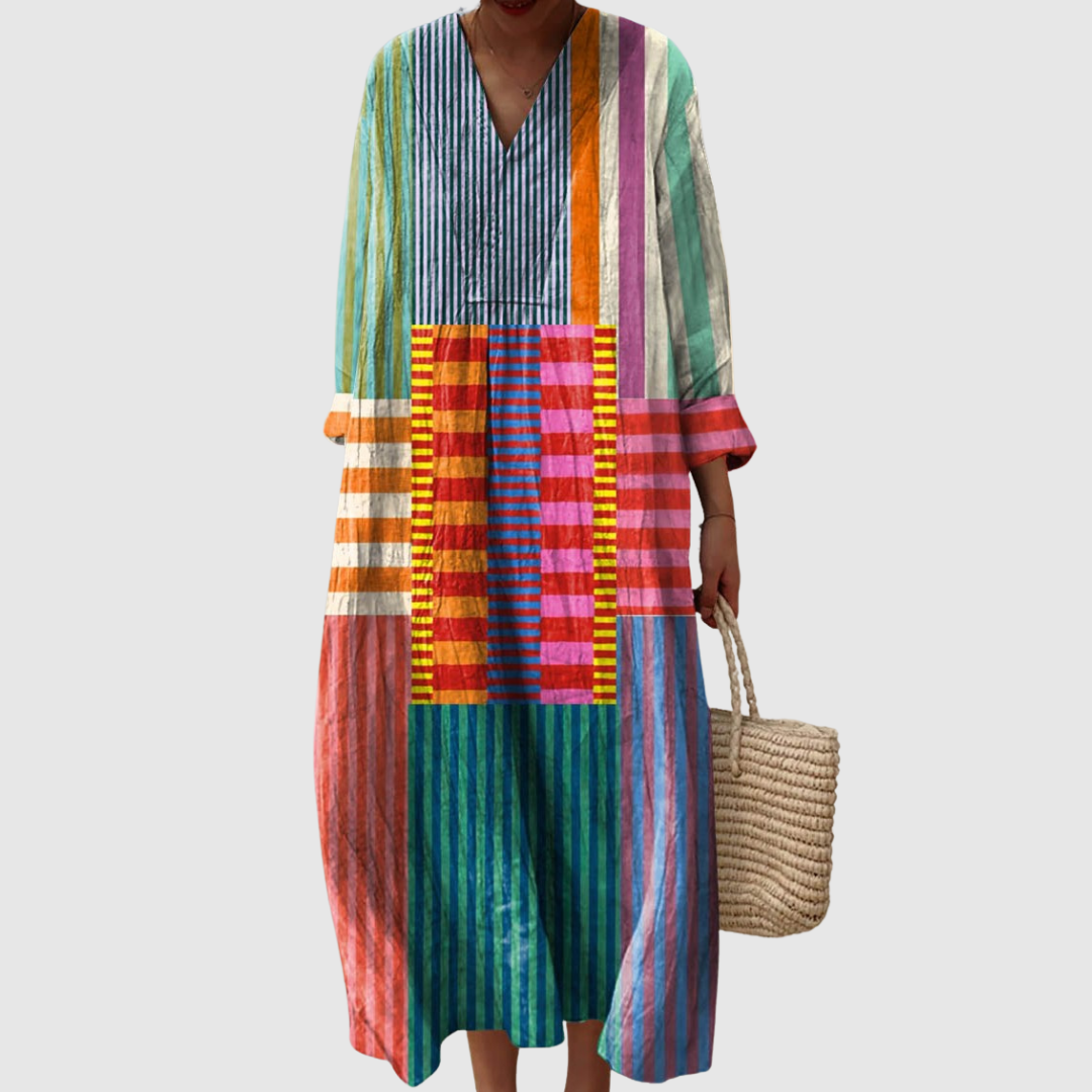 Grace - Geometric Lightweight Dress