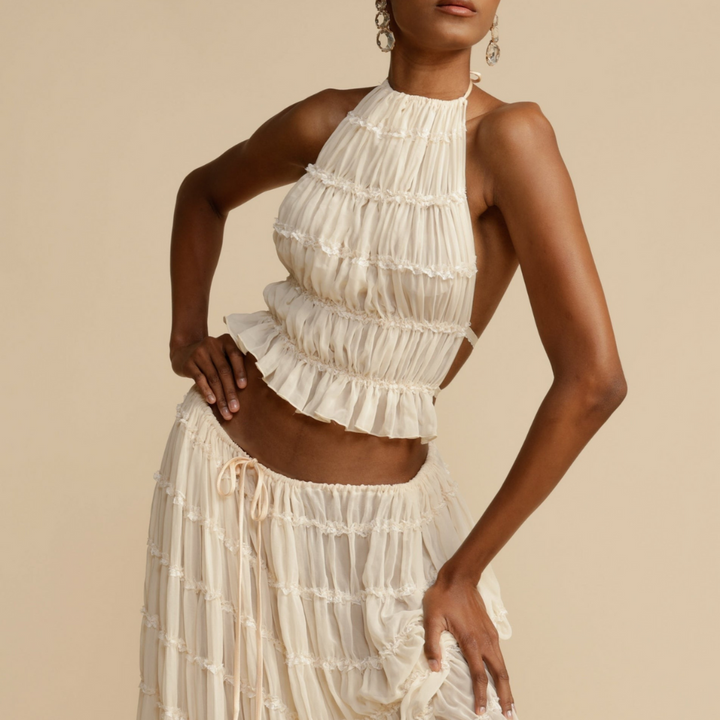 Martha | Tank top and skirt