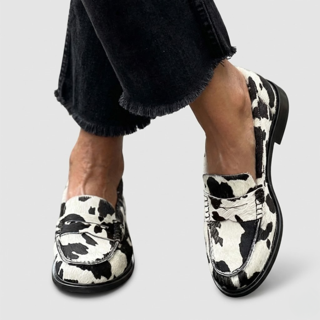 Jule | Zebra loafers