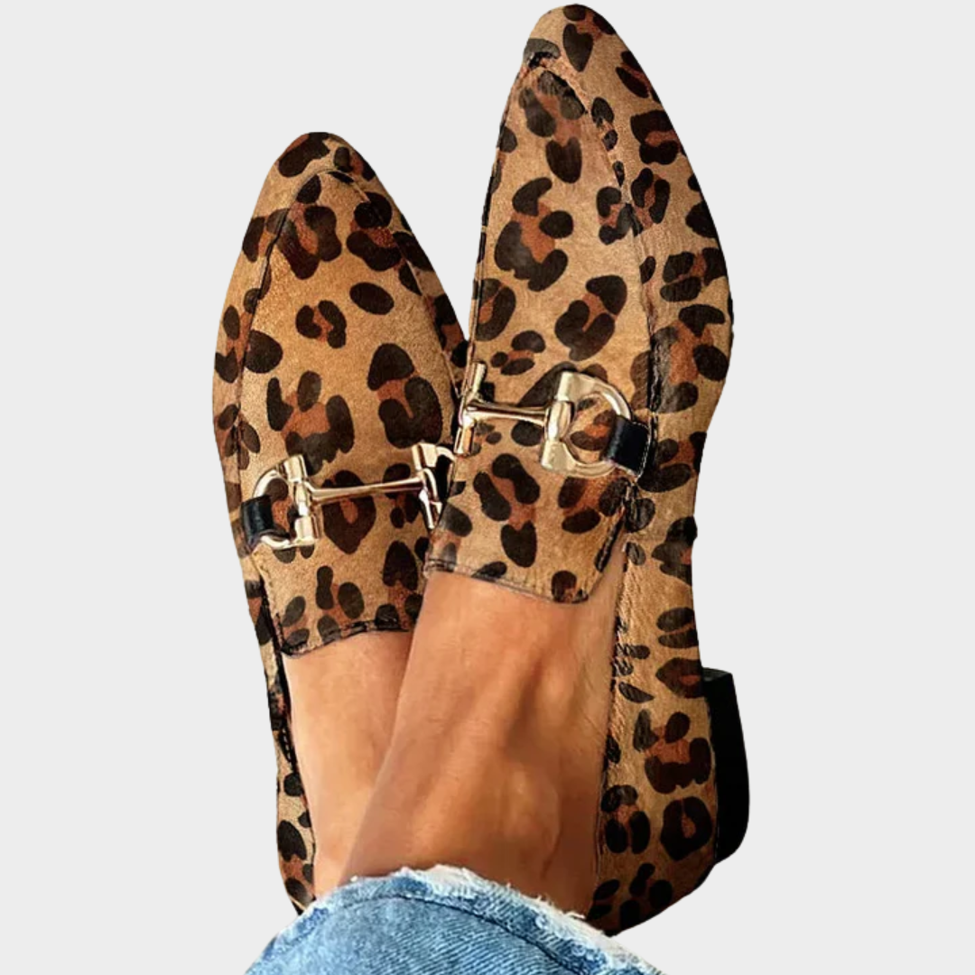 Rieke | Elegant leopard loafers