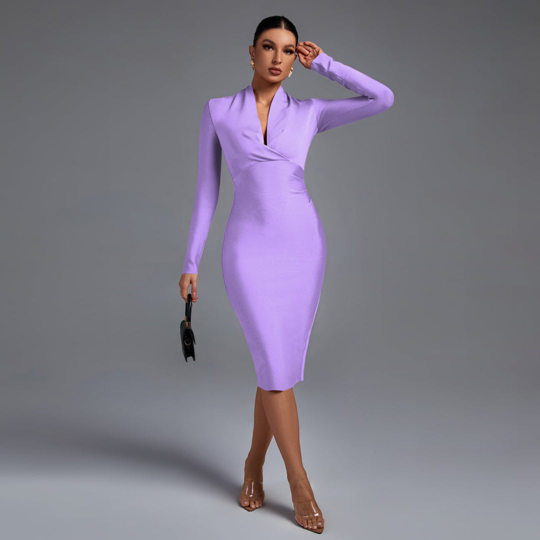 Ariana - Long-Sleeve Evening Dress