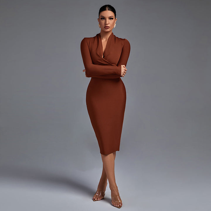 Ariana - Long-Sleeve Evening Dress