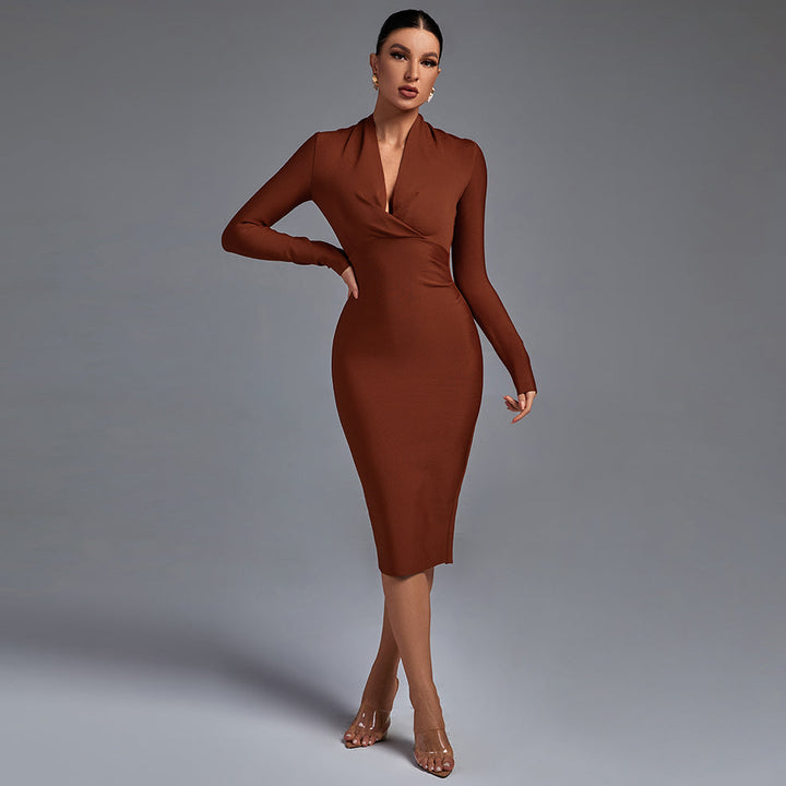 Ariana - Long-Sleeve Evening Dress
