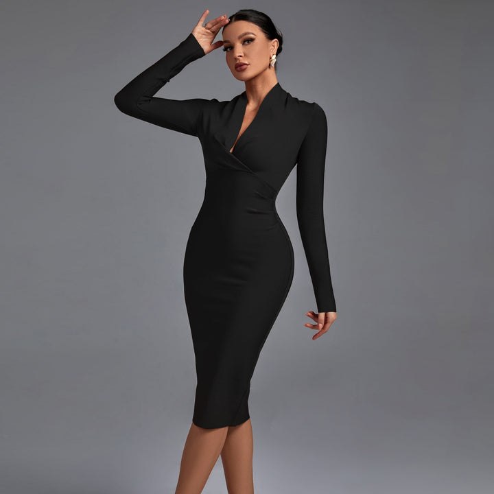 Ariana - Long-Sleeve Evening Dress
