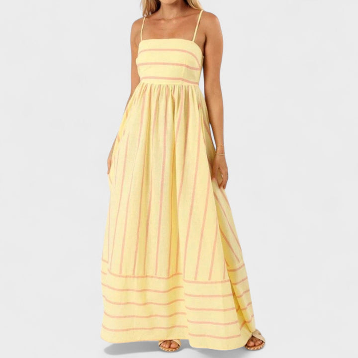 Jasmine - Striped Long Dress