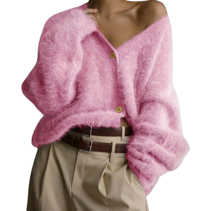 Yasmin | Cosy V-Neck Button Cardigan