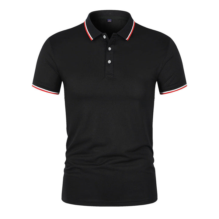Flynn - Breathable Ribbed-Collar Polo