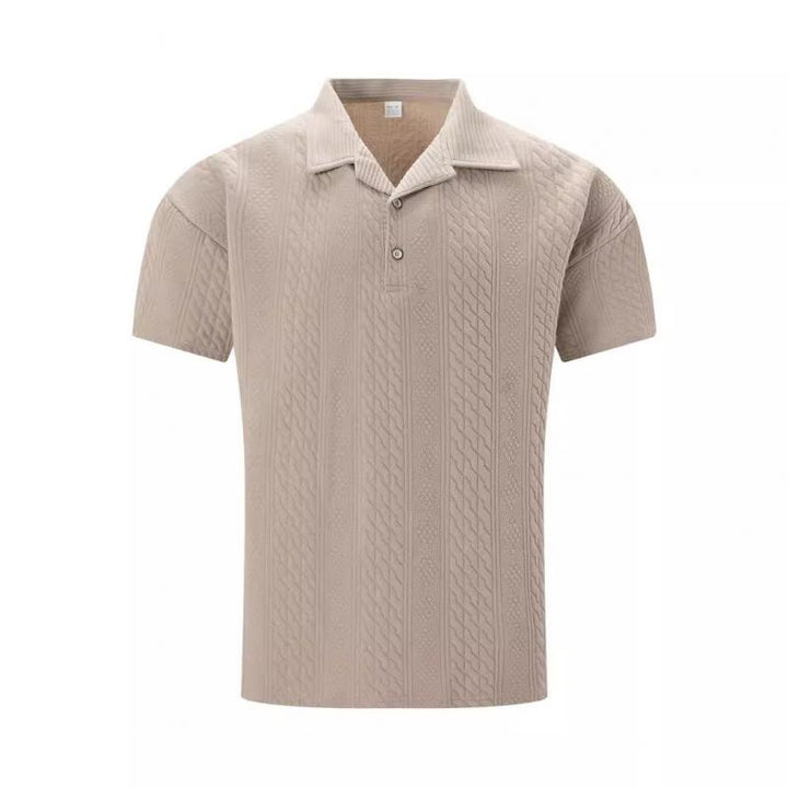 William - Relaxed Jacquard Texture Polo