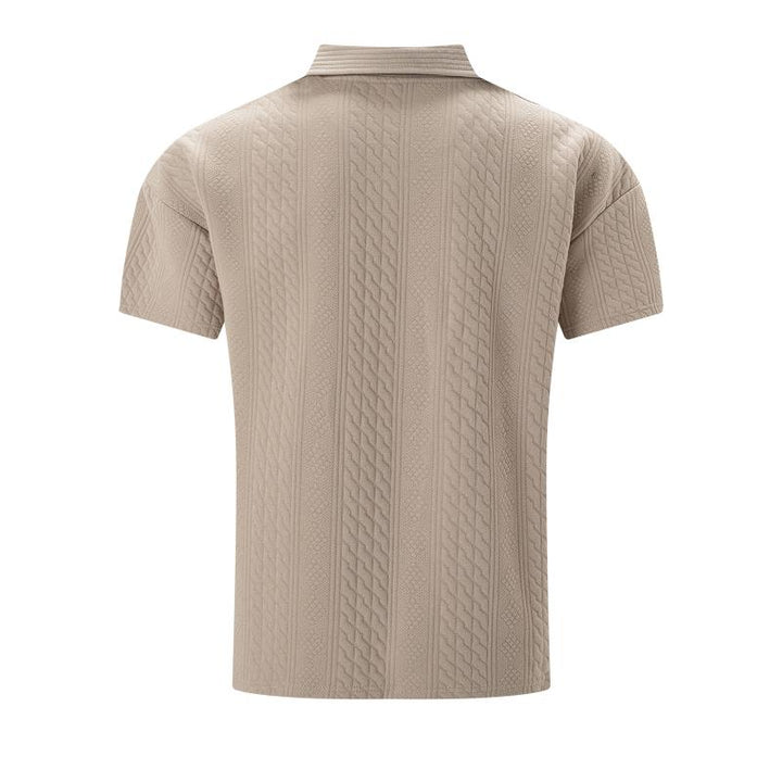 William - Relaxed Jacquard Texture Polo