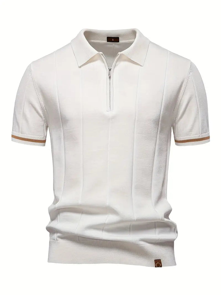 Xavier - Slim Polyester-Blend Polo