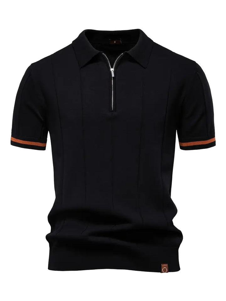 Xavier - Slim Polyester-Blend Polo