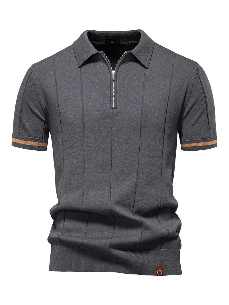 Xavier - Slim Polyester-Blend Polo
