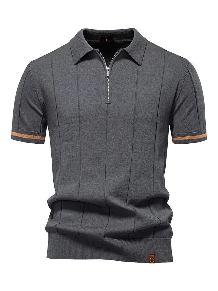 Xavier - Slim Polyester-Blend Polo